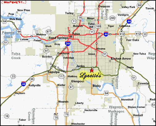 Lynette's Map - Tulsa